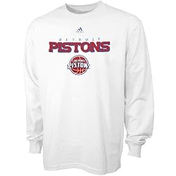 Detroit Pistons adidas True Logo Long Sleeve T-Shirt