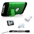 Apple iPod Touch 8GB, 16GB, 32GB, 64GB 3rd Generation (newest model) Stand Alone 3 pieces Cover Case + Includes a 2 in 1 Combo USB Home and USB Car charger Plus a 4-inch eBigvalue TM Determination Hand Strap + Screen Guard Protector included!!!