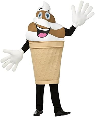 Adult Ice Cream Mascot Costume