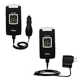 Essential Kit for the Samsung A990 - includes Car and Wall Charger with Rapid Charge Technology - Gomadic Brand w/ TipExchange Technology