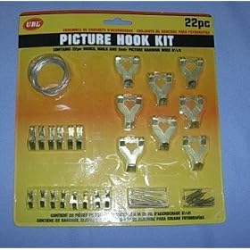 Picture Hooks Kit With Wire 22 Hooks (HY0070)