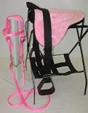 MINIATURE HORSE / SM PONY BAREBACK SADDLE SET SOFT PINK