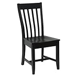 Carolina Cottage Antique Black Finish Prairie Dining Chair