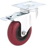 Steelex D2610 4-Inch 275-Pound Swivel Double Lock Polyurethane Plate Caster