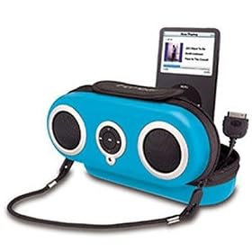 Click here to buy iHome iH13B Protective Speaker Case for iPod (Blue) by iHome.