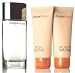 Happy Travel Exclusive 3 Piece Set - 3.4 Perfume Spray, 2.5 Body Wash and Body Smoother