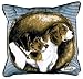 Beagle Dogs Decorative Tapestry Toss Pillow