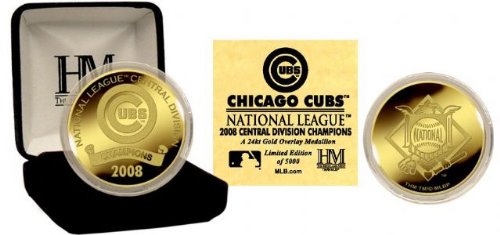 Buy Chicago Cubs '08 N.L. Central Division Champions 24KT Gold Coin by Highland Mint by Highland Mint