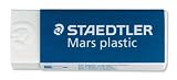 Staedtler Mars Plastic Eraser Premium Quality Self-cleaning 55x23x12mm Ref 52650BK2 [Pack 2]