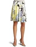 Three Dots Women's Shirred Waist A-Line Skirt