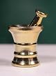 Miniature Clare-Bell Brass Mortar & Pestle