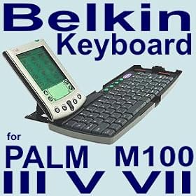 Belkin Keyboard for Palm PalmOne III , V , VII and M100 PDA + Carry Case by Belkin