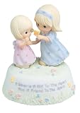 Precious Moments Sister with Butterfly Musical, Au Clair De La Lune