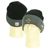 Jacksonville Jaguars Cuffed 2-Tone Winter Knit Hat - Black / Gray