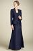 Formal Evening Dress -Mother of Bride & Groom, Wedding, Party, MOB Gown by Sean Collection (7380) NAVY 8