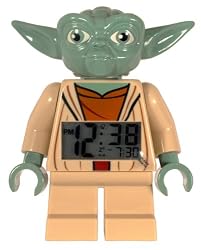 LEGO Kids' 9003080 Star Wars Yoda Minifigure Clock
