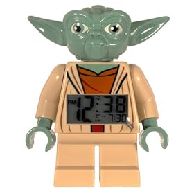 LEGO Clone Wars Yoda Minifigure Clock