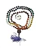 Seven Chakra Balancing Gemstone Japamala Rudraksha Meditation Prayer Mala