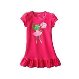Carter's Toddler Girls Nightgown Tutu Cute Pink Frog Ballerina (3t)