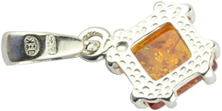 Baltic Amber Pendant, Honey (k252h)
