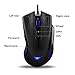 LinGear Gaming Mouse CW-10 Wired Ergonomic Gaming Mouse Optical Mouse USB Mice with Customizable DPI for Windows 98/ 2000/ ME/ NT / XP/ Win 7/ Win 8/ Win 10/ Mac OS and other OS, plug & play (Black)