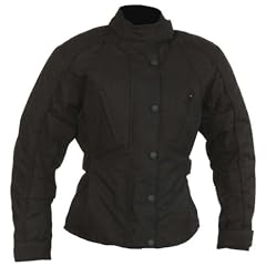 Damen Motorrad Jacke Motorradjacke Schwarz Gr.M