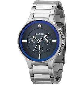 Fossil Men's Watch - Black Regis Chrono Watch #FS4342