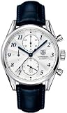 Tag Heuer Carrera Heritage Chronograph Automatic Blue Alligator Leather Mens Watch CAS2111.FC6292