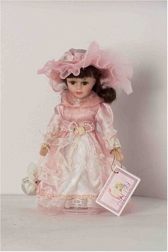 Childrens Toyshop  Toys : Victorian Doll 11" Porcelain, on Stand