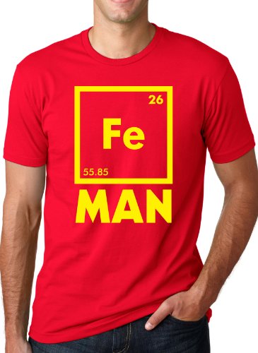 Iron Science T Shirt Funny Chemistry Shirt Periodic Table Tee