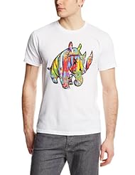 ecko unltd. Mens LBR Subway Tee, Bleach White, Medium