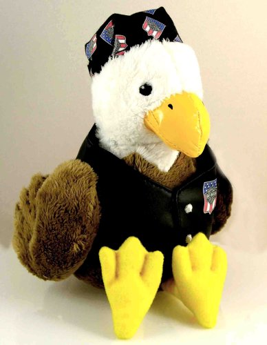 411U m3kL2L Harley Davidson Screamin  Eagle. Stuffed toy stands 7 high. Authentic Licensed Harley Davidson. 20115