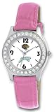 NFL Women's JG20009 Jacksonville Jaguars "Game Day Dazzler" Pink Leather Watch