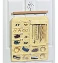 Hagerty 19888 Hanging Jewelry Keeper Includes Hanger, Tan