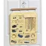 Hagerty 19888 Hanging Jewelry Keeper Includes Hanger, Tan