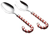 Godinger Candy Cane Salad Set