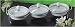 3 PIECE ROUND COVERED SERVERS WITH RACK