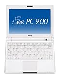 ASUS Eee PC 900 16G (8.9" Display, Intel Mobile CPU, 1 GB RAM, 16 GB Solid State Drive, Linux) Pearl White