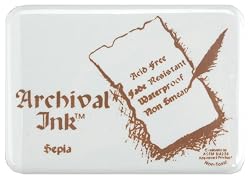 Ranger Archival Ink Stamp Pads sepia 2 1/2 in. x 3 3/4 in. pad