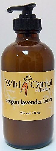 Oregon Lavender Lotion Wild Carrot Herbals 8 oz Lotion by Wild Carrot Herbals