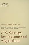 U.S. strategy for Pakistan and Afghanistan