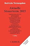 Aktuelle Steuertexte 2015