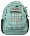 JanSport Essence II laptop rucksack in Acapulco Blue Tartan