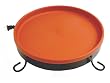 Farm Innovators Birdbath with Ground Mount - Terra Cotta/Black Model BD-80, 75-Watt