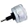 Mitutoyo 153-302 Micrometer Head, High-Res Model, 0-1" Range, 0.00001" Graduation, +/-0.00004" Accuracy, Plain Thimble, Flat Face