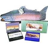 3 foot long *LIFESIZE* King Wild Alaskan Salmon Smoked Seafood Gift Basket