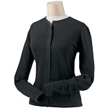 Port Authority Signature Ladies Fine-Gauge Crewneck Cardigan Sweater at Port Authority