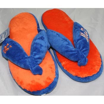New York Mets MLB Flip Flop Thong Slippers - L
