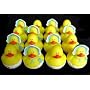One Dozen (12) Rubber Ducky Duck Baby Shower Party Favors BOY Blue
