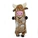 Outward Hound Kyjen 32057 Bottle Buddies Cow Plush Chew Toys Water Bottle, Large, Multicolor